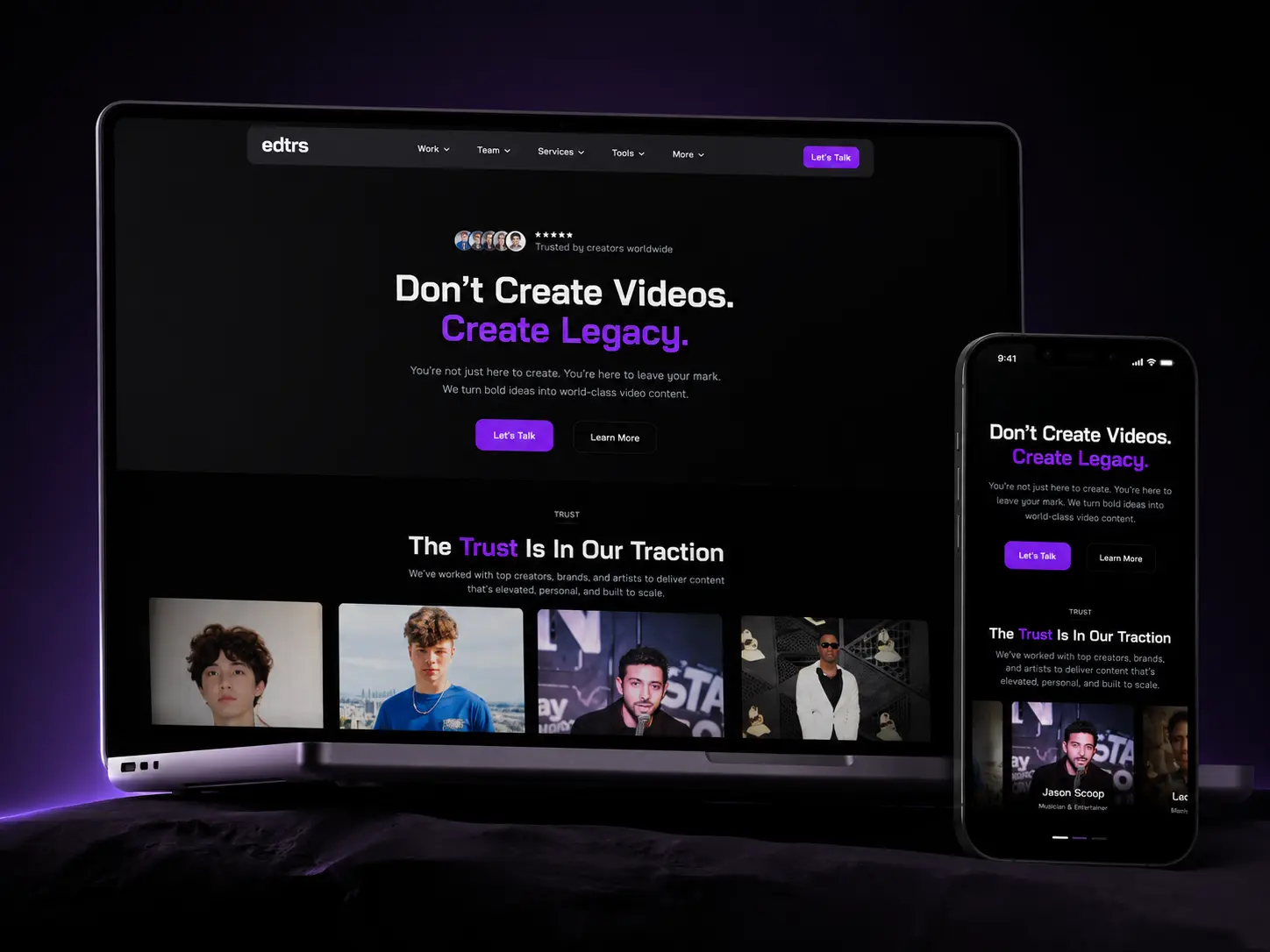 edtrs / Creative Agency Website
