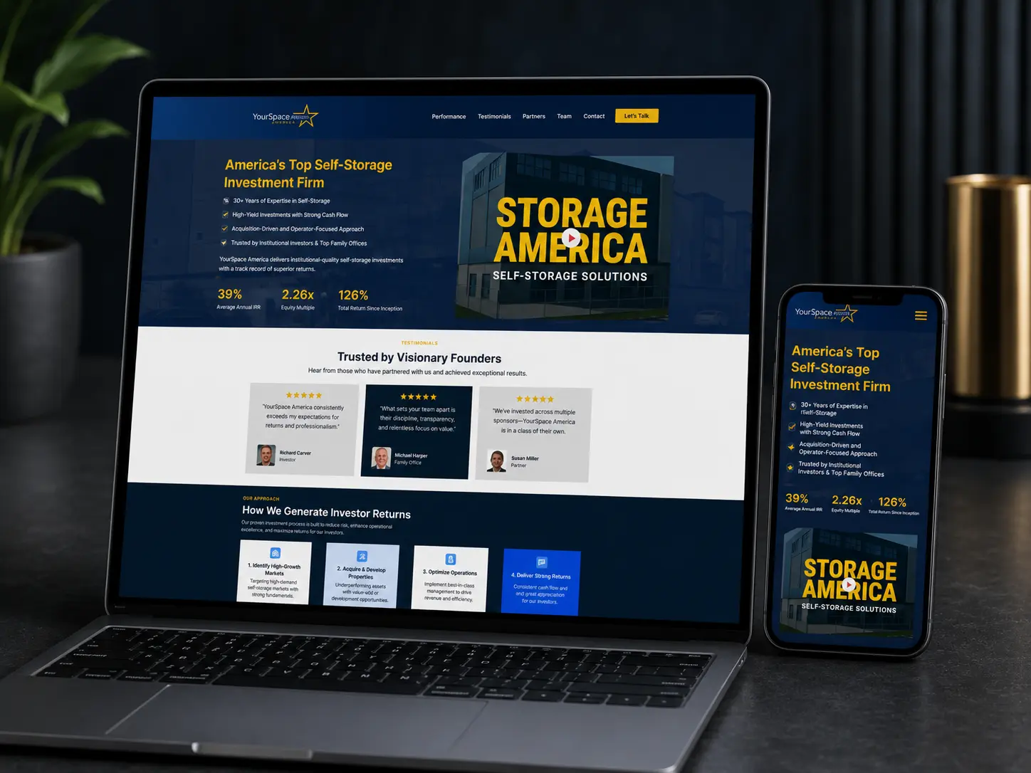 YourSpace America / Investment Website
